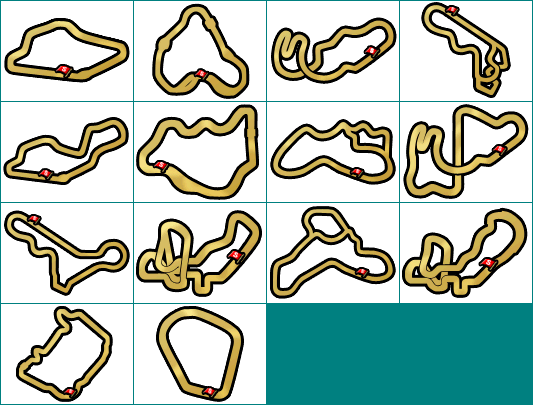 Donkey Kong Barrel Blast / Donkey Kong Jet Race - Course Maps