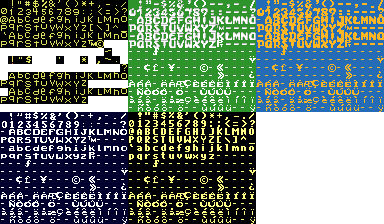 Sega Channel (USA) - Font