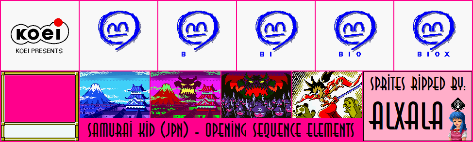 Samurai Kid (JPN) - Opening Sequence Elements