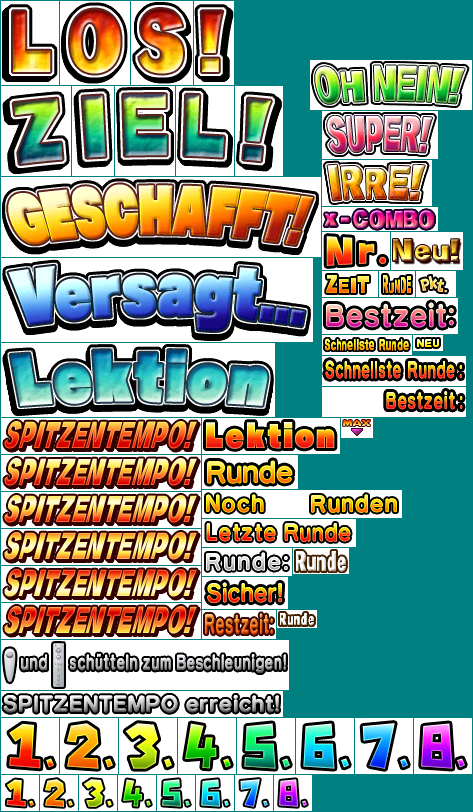 Donkey Kong Barrel Blast / Donkey Kong Jet Race - Text (German)