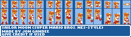 Sailor Moon (Super Mario Bros. NES-Style)