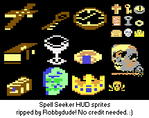 Spellseeker - HUD Icons and Items
