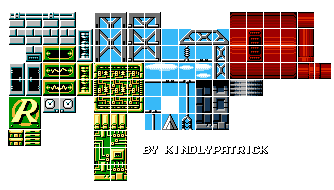 Volt Man Tileset (DOS, NES-Style)