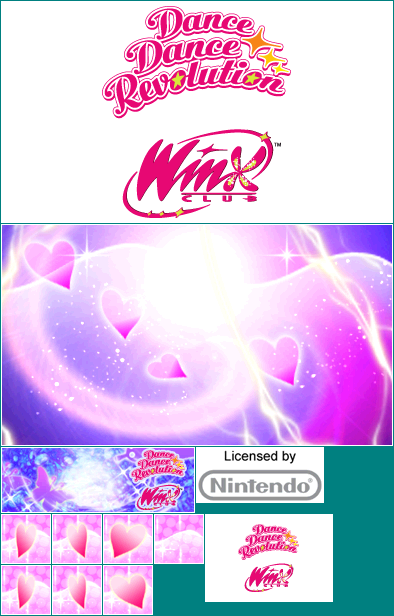 Dance Dance Revolution Winx Club - Wii Menu Banner & Data