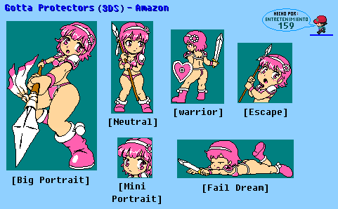 Gotta Protectors - Amazon-chan