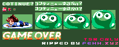 Puyo Pop - Game Over Screen