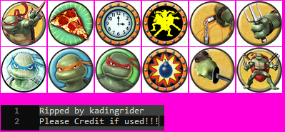 Teenage Mutant Ninja Turtles (Xbox Live Arcade) - Achievement Icons