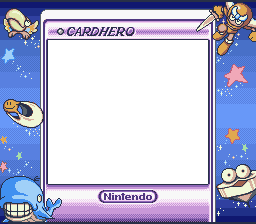 Trade & Battle Card Hero - Super Game Boy Border