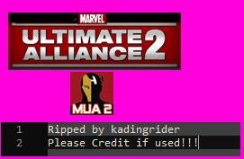 Marvel: Ultimate Alliance 2 - Save Icon and Banner