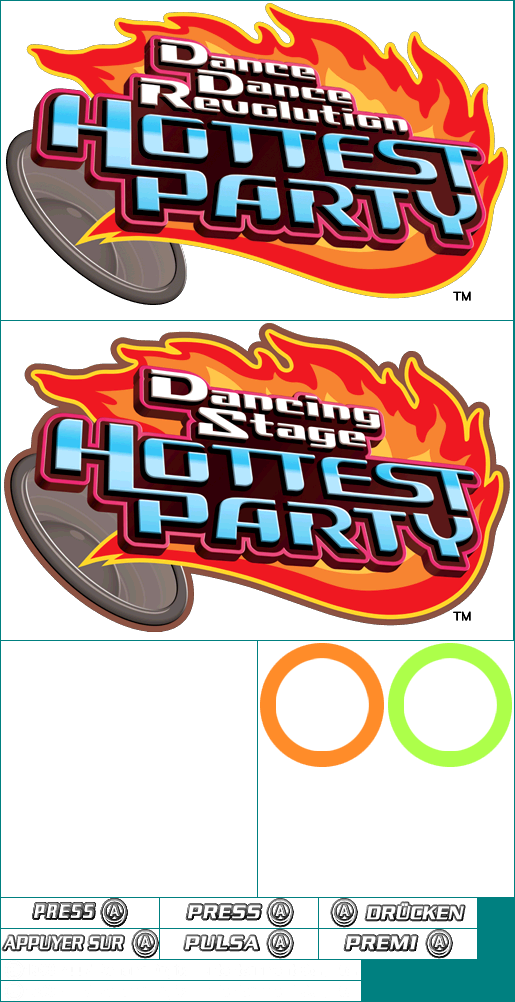 Dance Dance Revolution Hottest Party / Dancing Stage Hottest Party - Title Screen