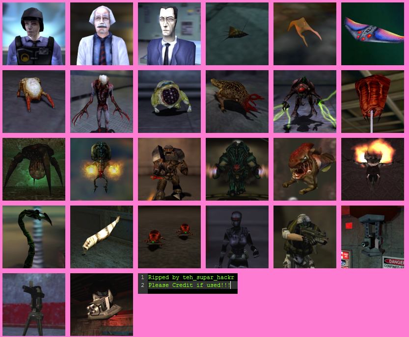 Half-Life 1 NPCs