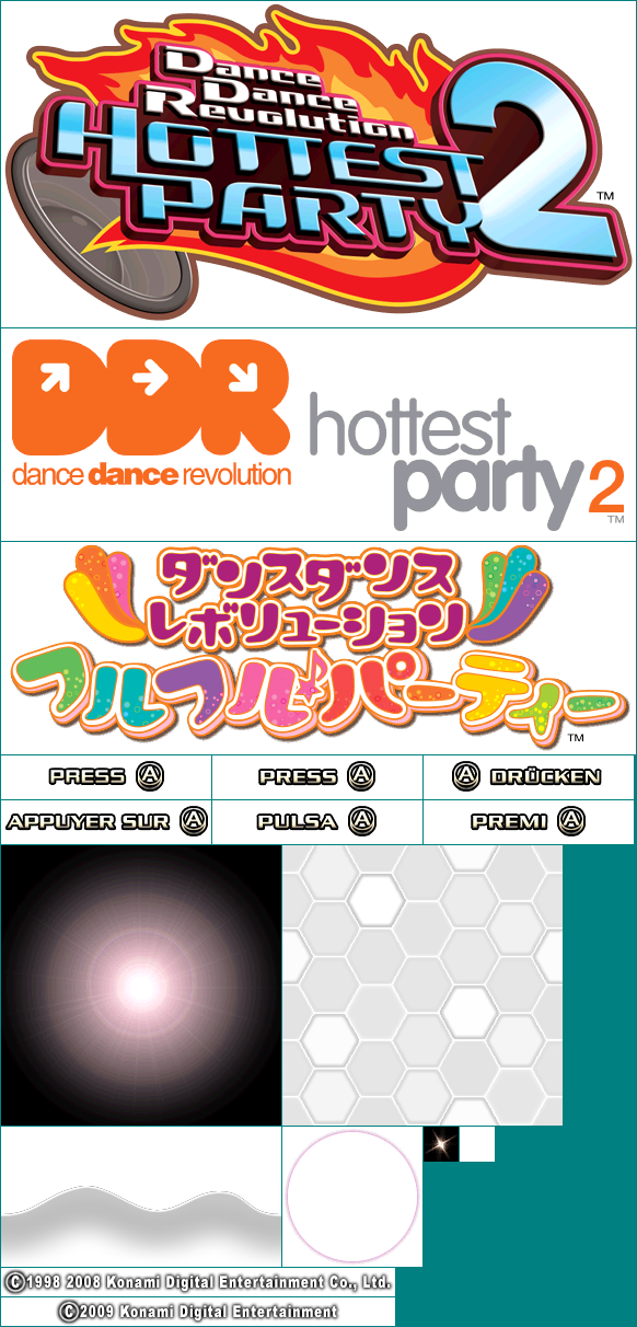 Dance Dance Revolution Hottest Party 2 - Title Screen