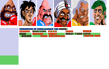 Super Punch-Out!! - Portraits