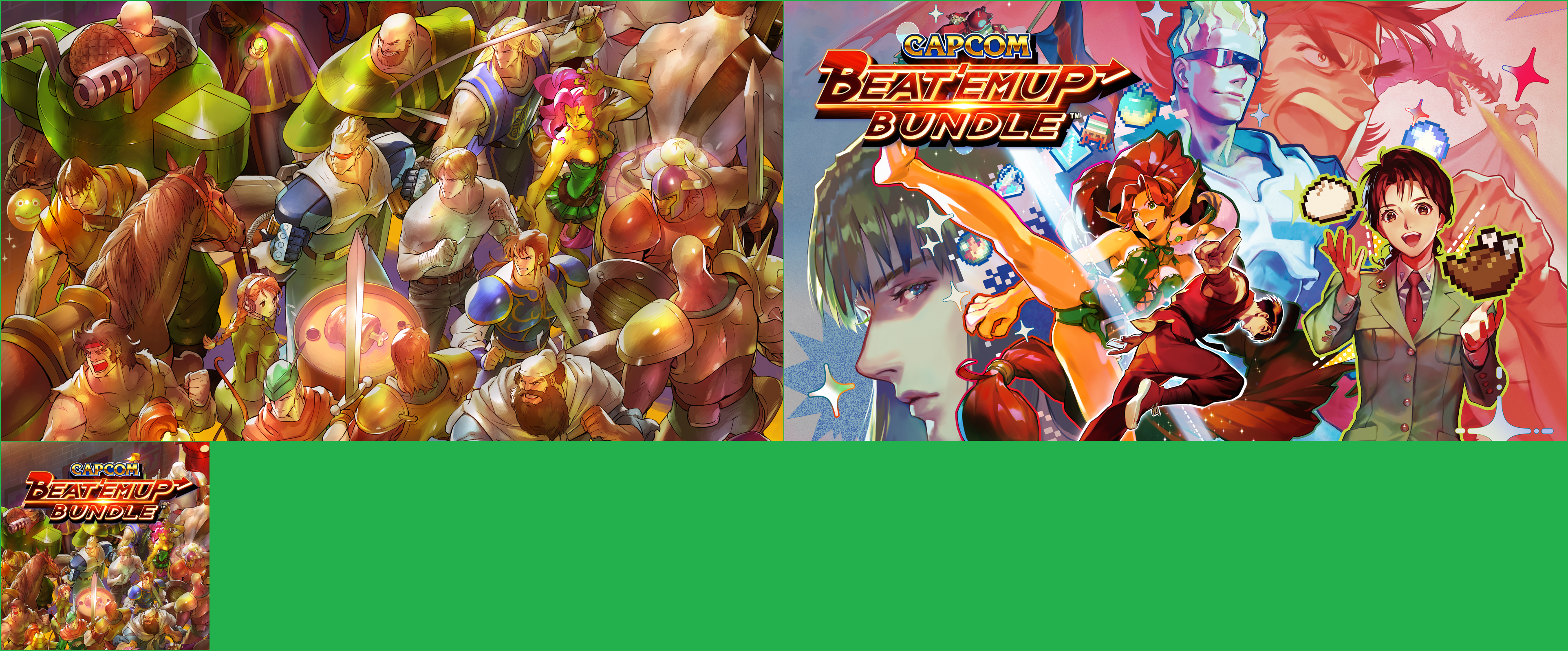 Capcom Beat 'Em Up Bundle / Capcom Belt Action Collection - Icon & Banners