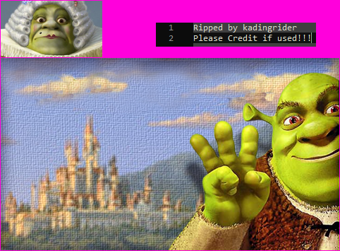 Shrek the Third - PSP Menu And Banner