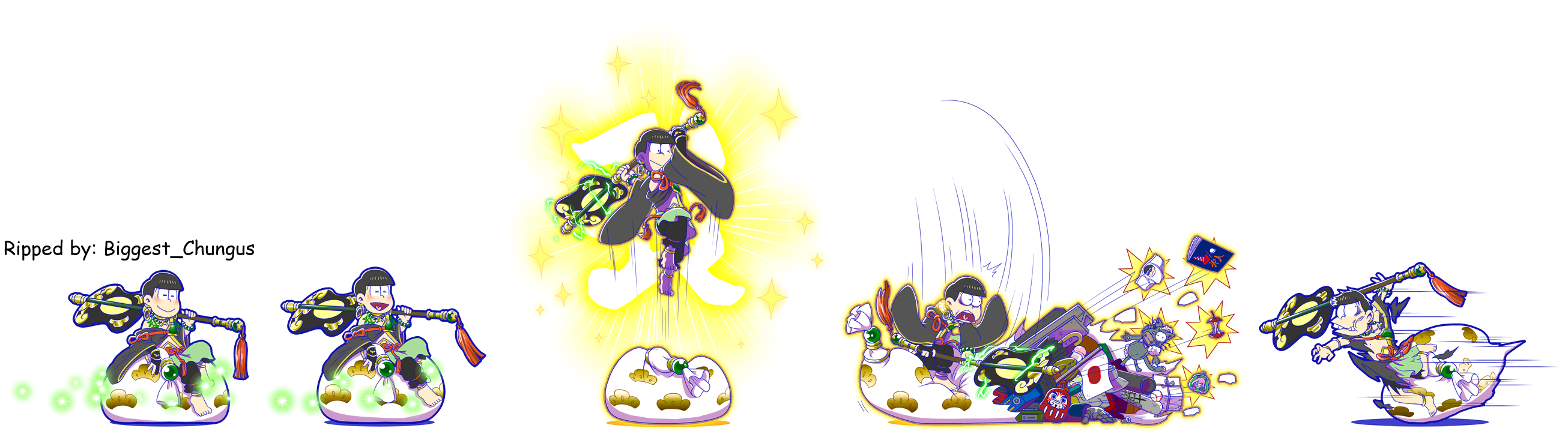 Osomatsu-san Hesokuri Wars: Battle of the NEETs - Choromatsu (Seven Lucky Gods)