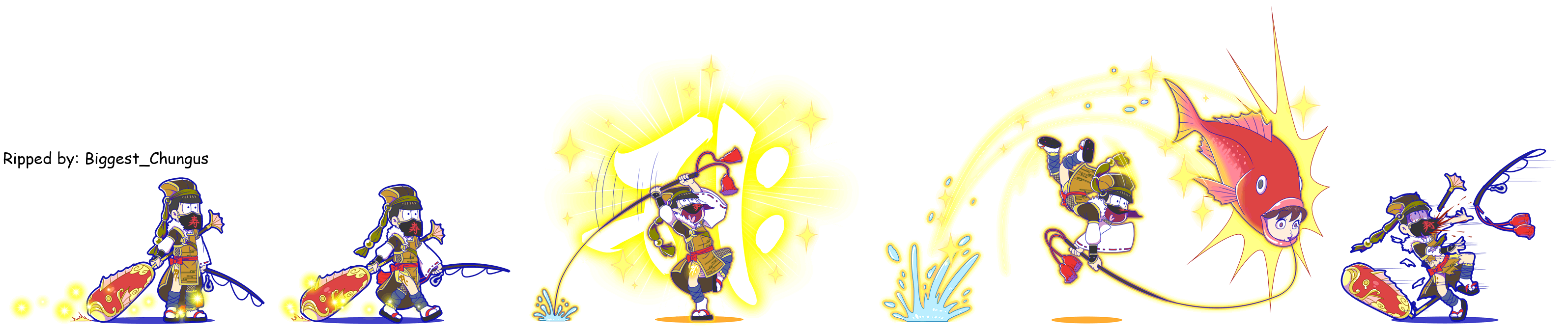 Osomatsu-san Hesokuri Wars: Battle of the NEETs - Jyushimatsu (Seven Lucky Gods)