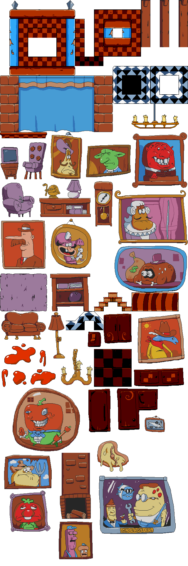 PC / Computer - Pizza Tower - Ending Cards - The Spriters Resource