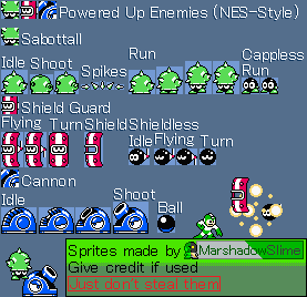 Enemies (Powered Up, NES-Style)