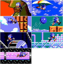 Level Icons (Sonic 2 8-bit, Sonic Alone Variant)