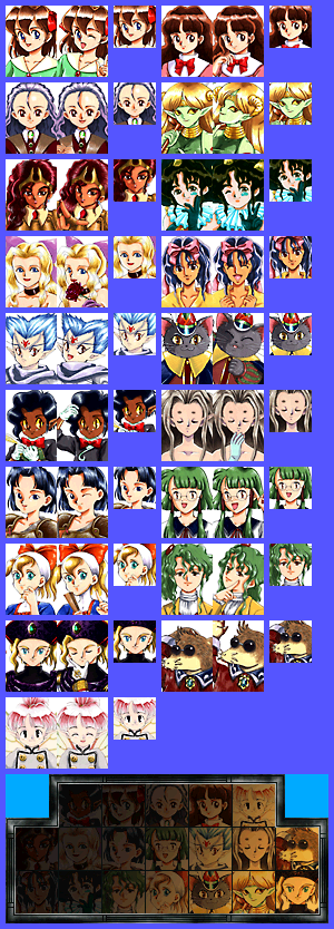 Princess Maker: Pocket Daisakusen (JPN) - Character Select