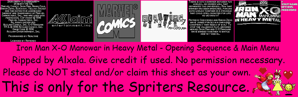 Iron Man & X-O Manowar in Heavy Metal - Opening Sequence & Main Menu