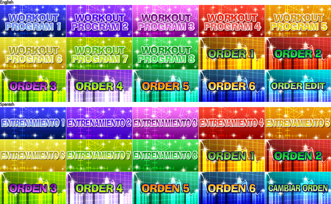 Dance Dance Revolution: Disney Grooves - Workout Cards