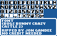 Bugs Bunny Crazy Castle 2 - Font