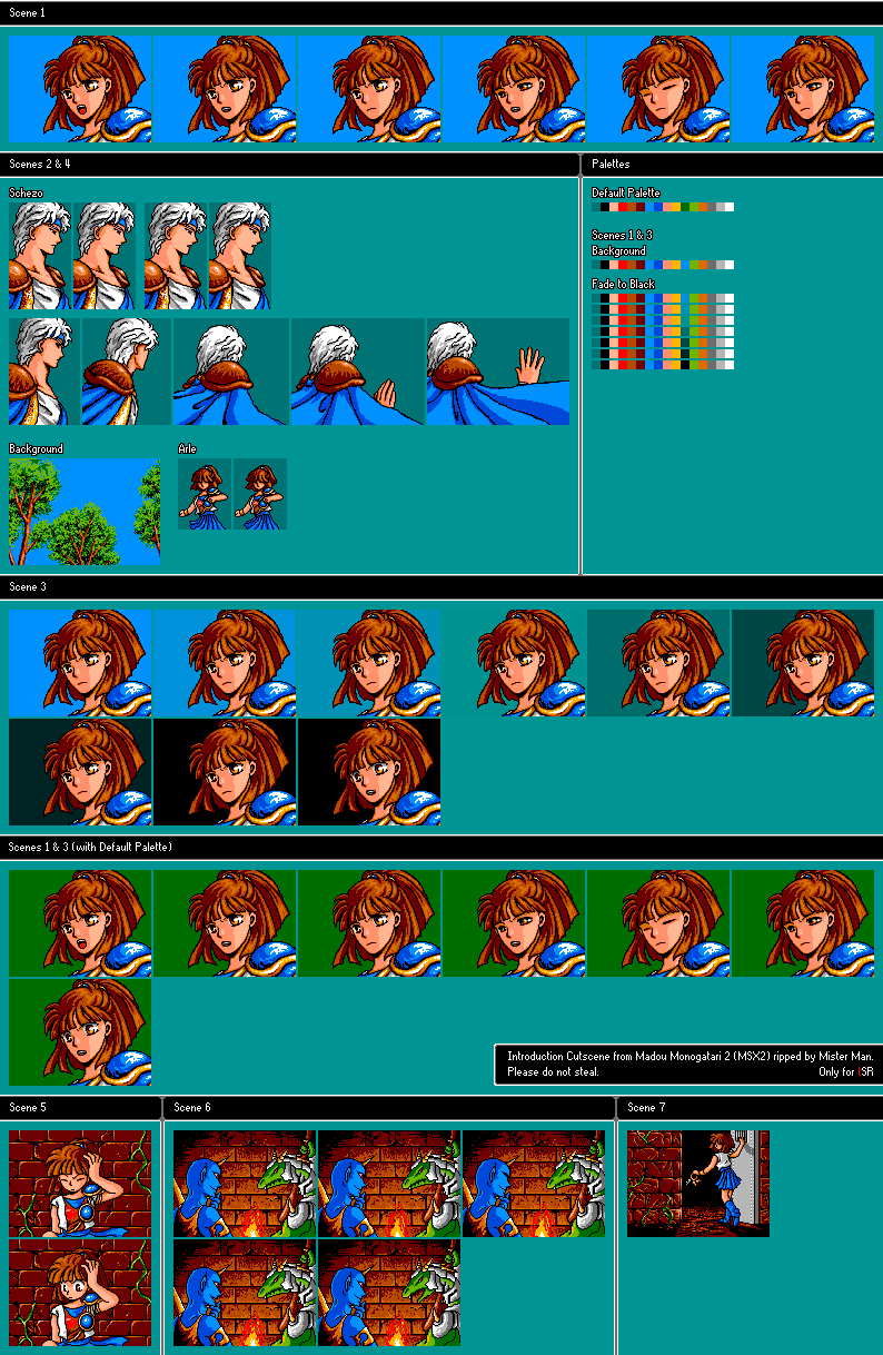 Madou Monogatari 2 (MSX2) - Introduction Cutscene