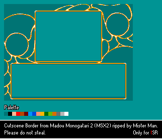 Madou Monogatari 2 - Cutscene Border