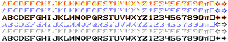 NBA Jam '99 - Font