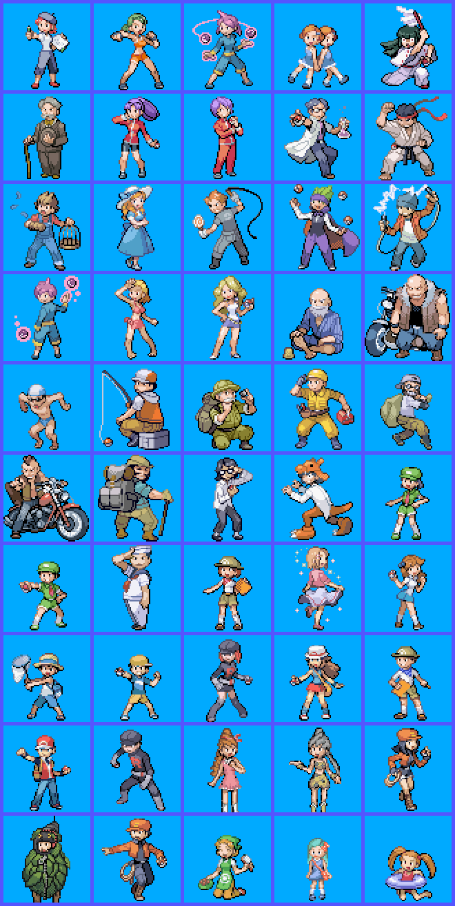 Pokémon Garden - Trainers