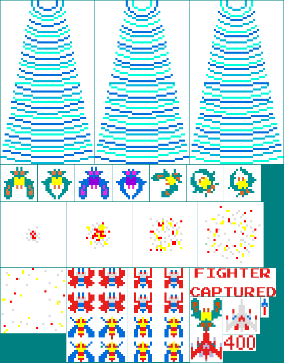 Kotoba no Puzzle: Mojipittan Wii Deluxe (JPN) - Galaga