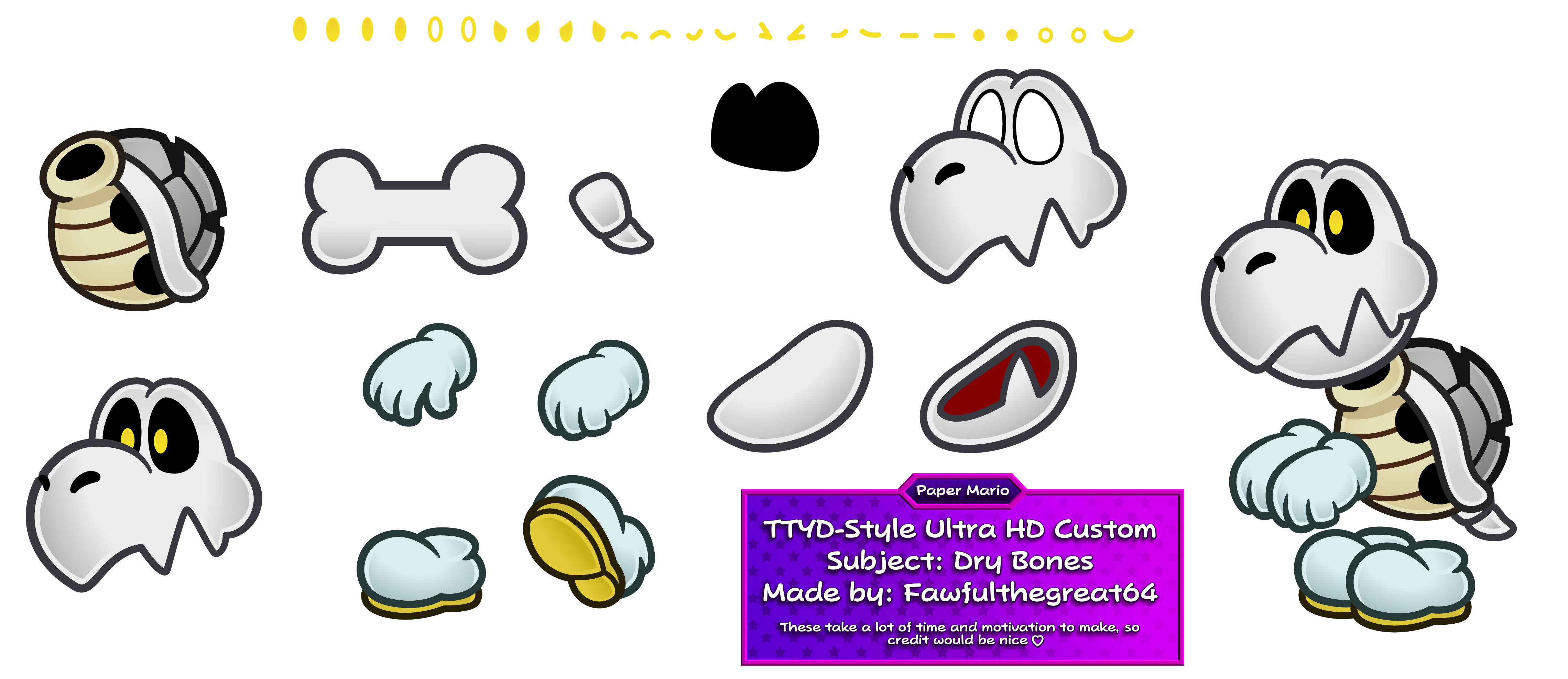 Dry Bones (Modern, TTYD-Style, HD)