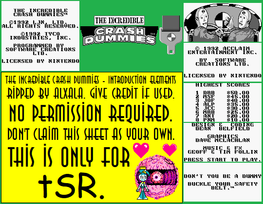 The Incredible Crash Dummies - Introduction Elements