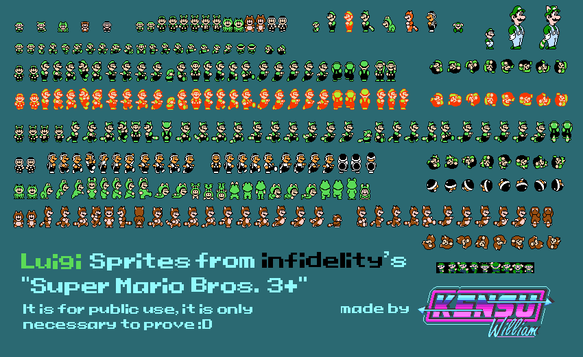 Luigi (SMB3 NES-Style)