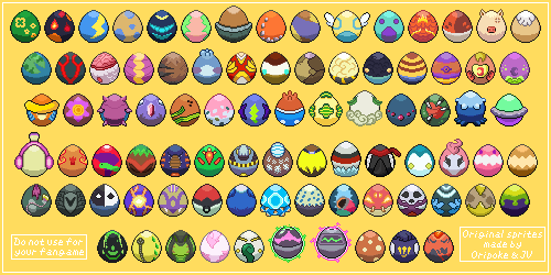 Pokémon Uranium - Eggs