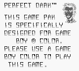 Perfect Dark - Game Boy Error Message