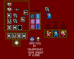 Mega Man Customs - Rush Search Items (NES-Style)