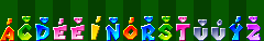 Font (SM64, Color, Czech)