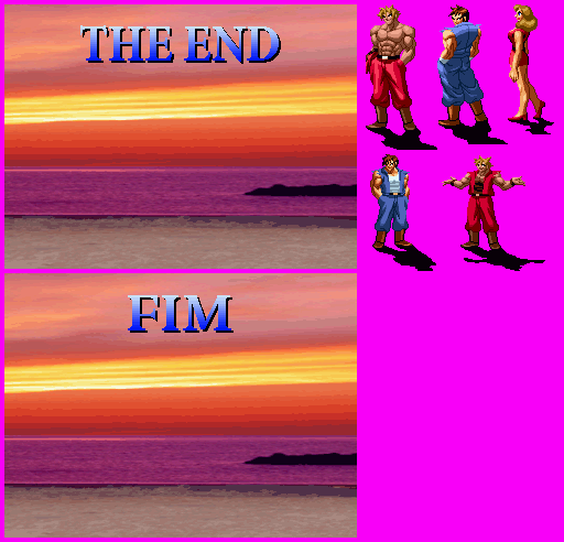 Double Dragon - Ending Screen