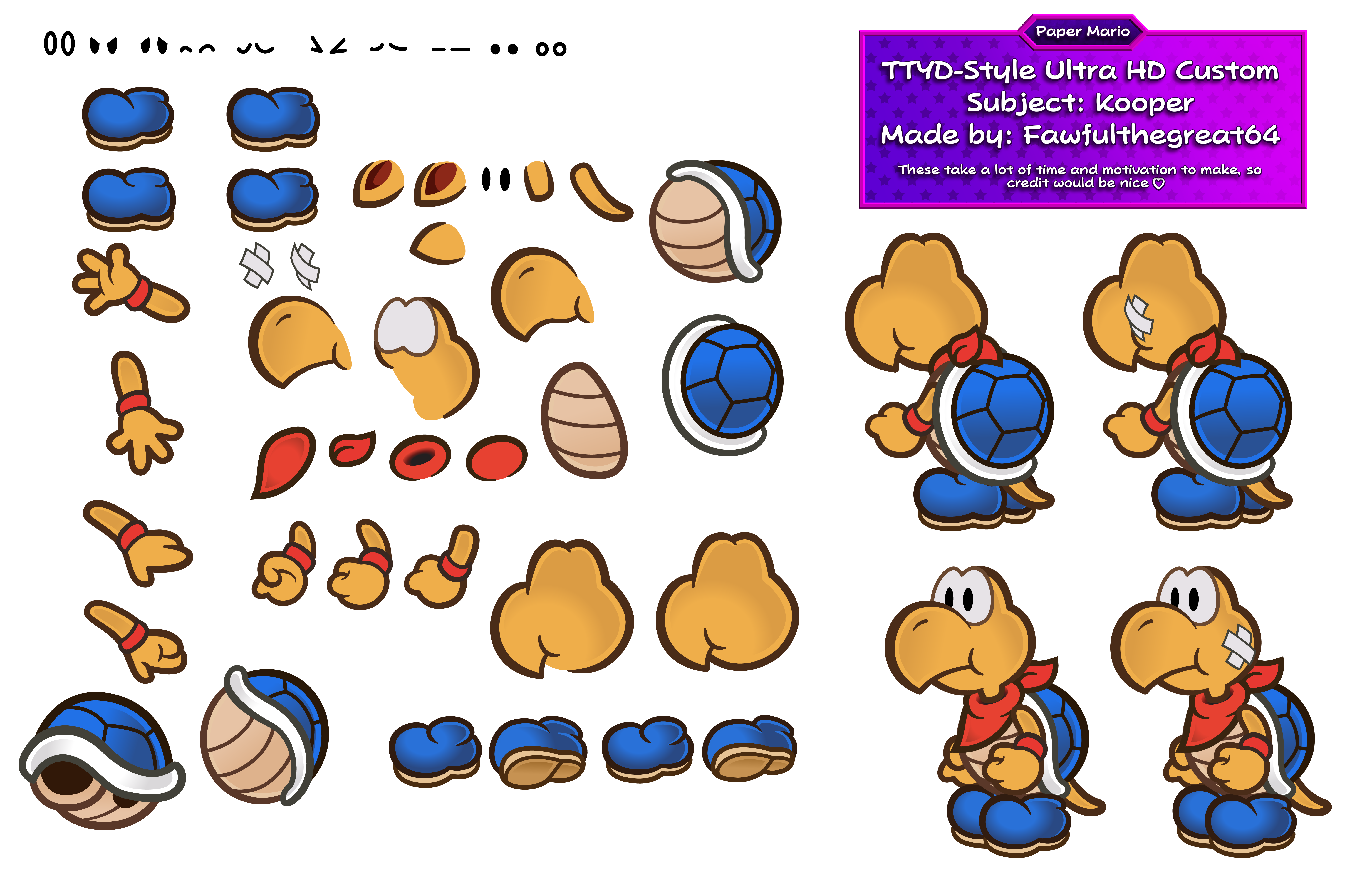 Kooper (TTYD Style, HD)