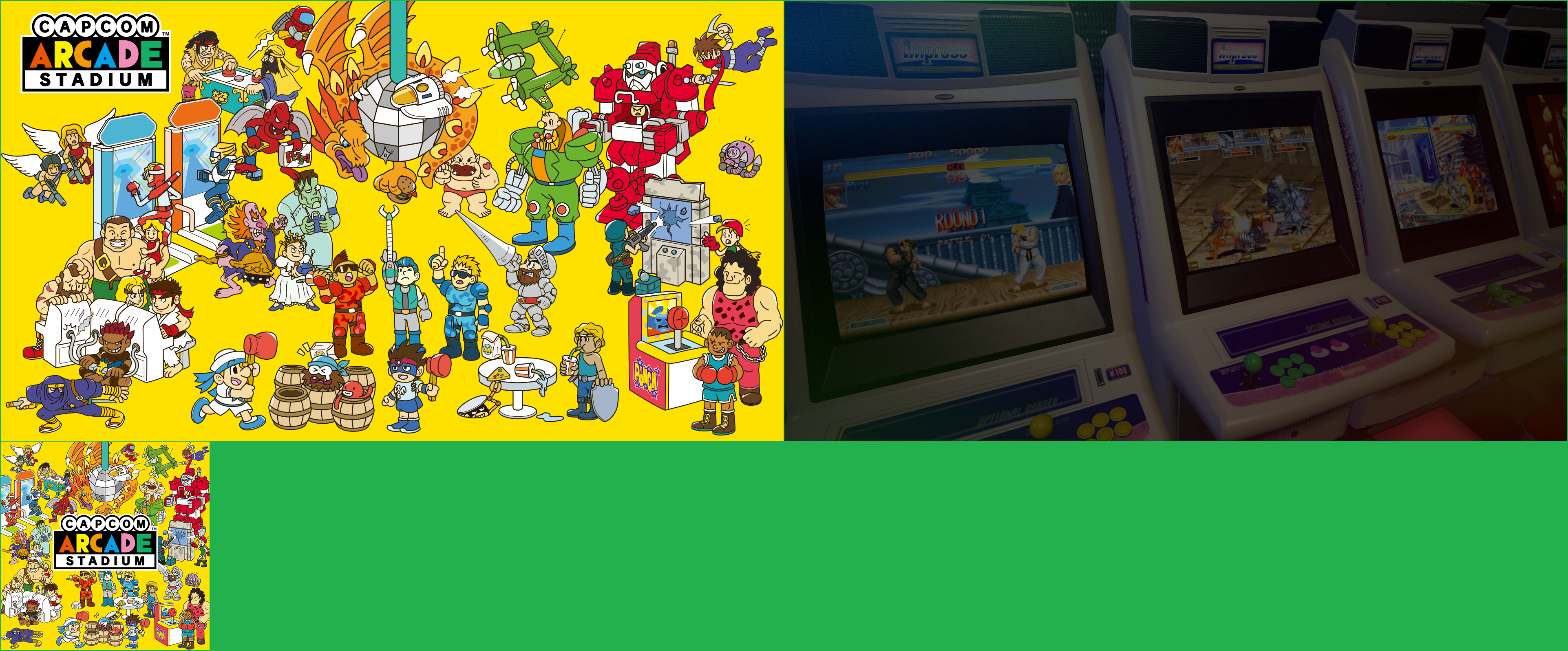 Capcom Arcade Stadium - Game Icon and Banners