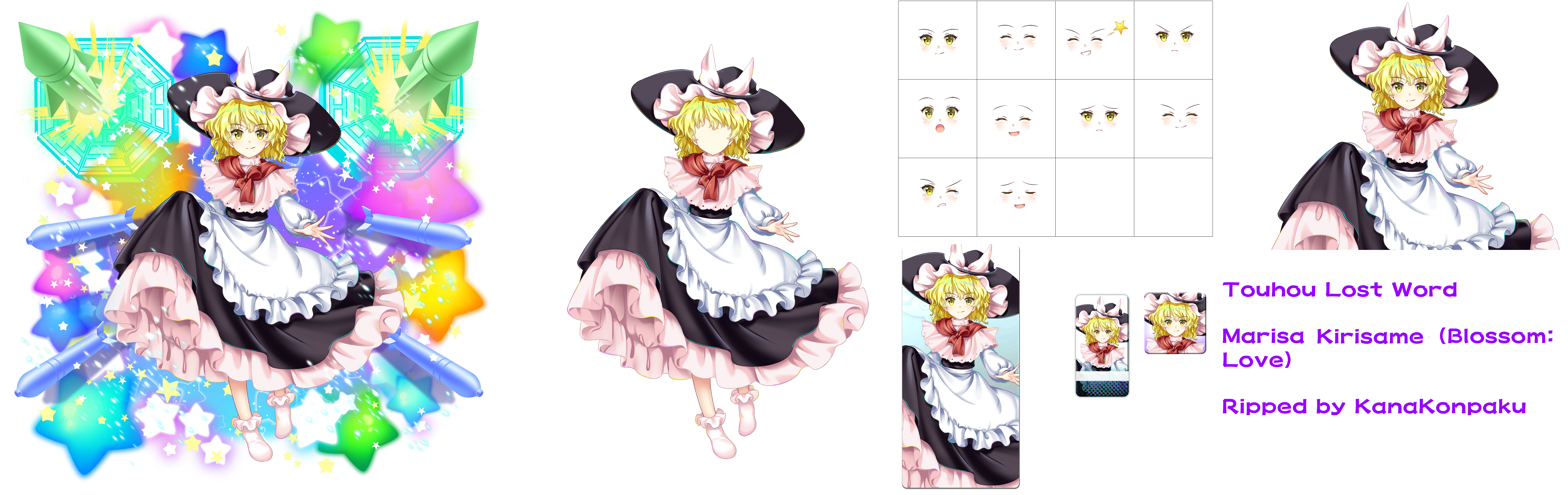 Touhou LostWord - Marisa Kirisame (Cherry Blossom: Love)