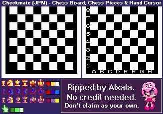 Checkmate (JPN) - Chess Board, Chess Pieces & Hand Cursor