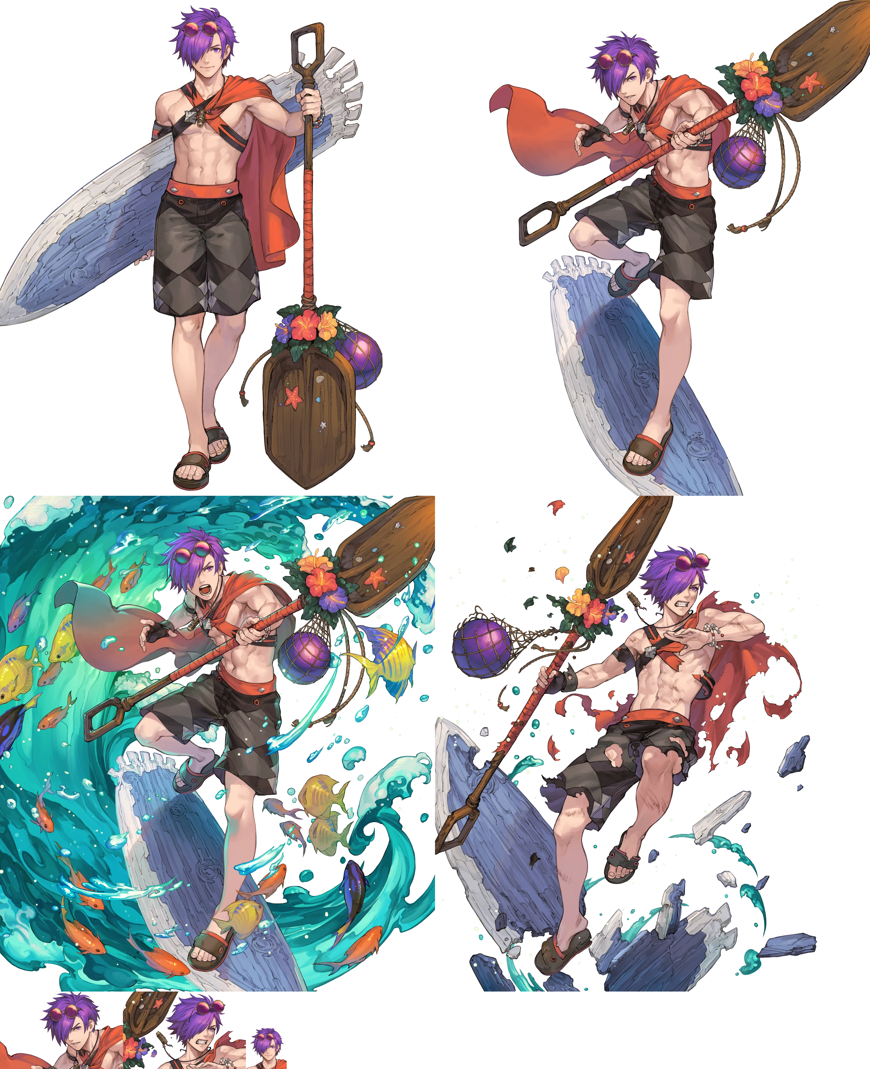 Fire Emblem: Heroes - Shez (Male, Summer Longing)