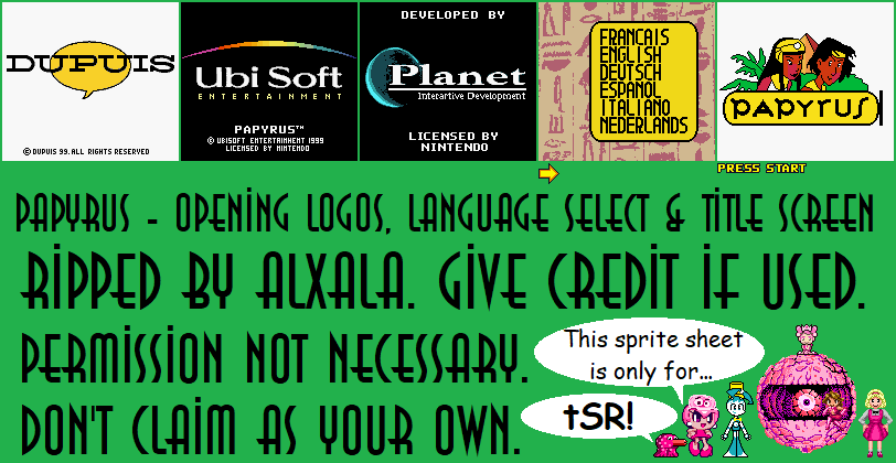 Opening Logos, Language Select & Title Screen