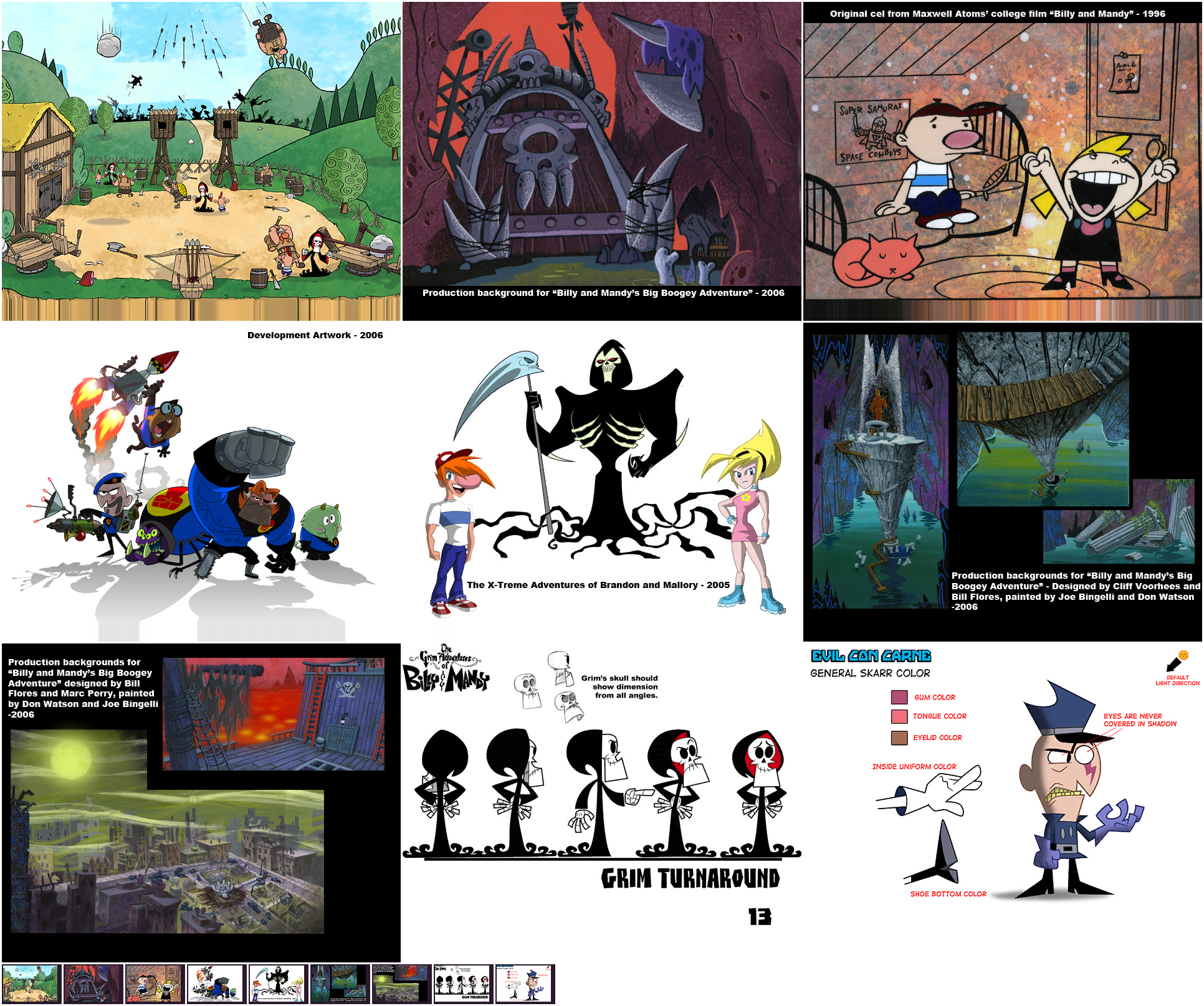 The Grim Adventures of Billy & Mandy - Concept Art