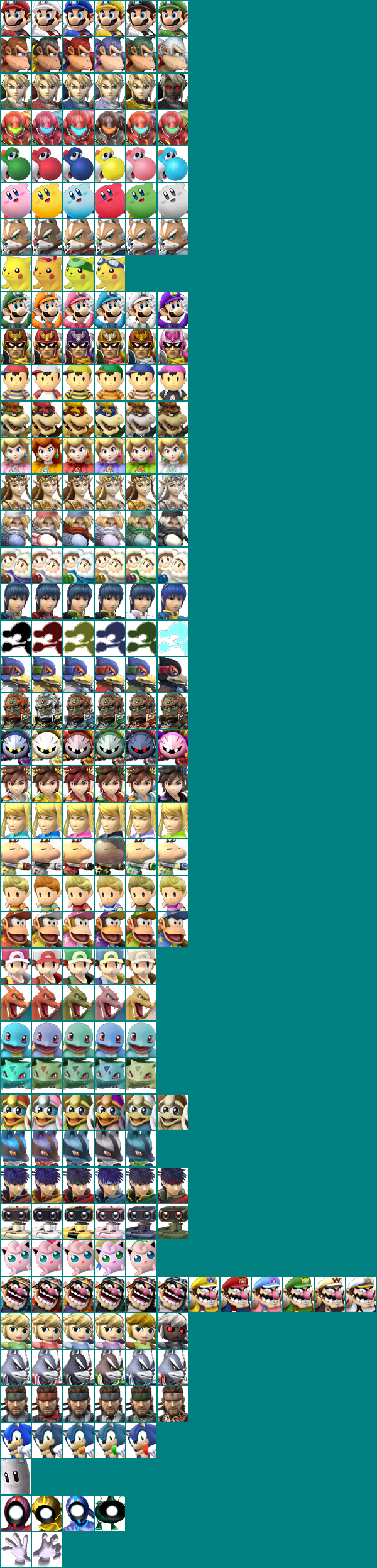 Super Smash Bros. Brawl - Battle Portraits