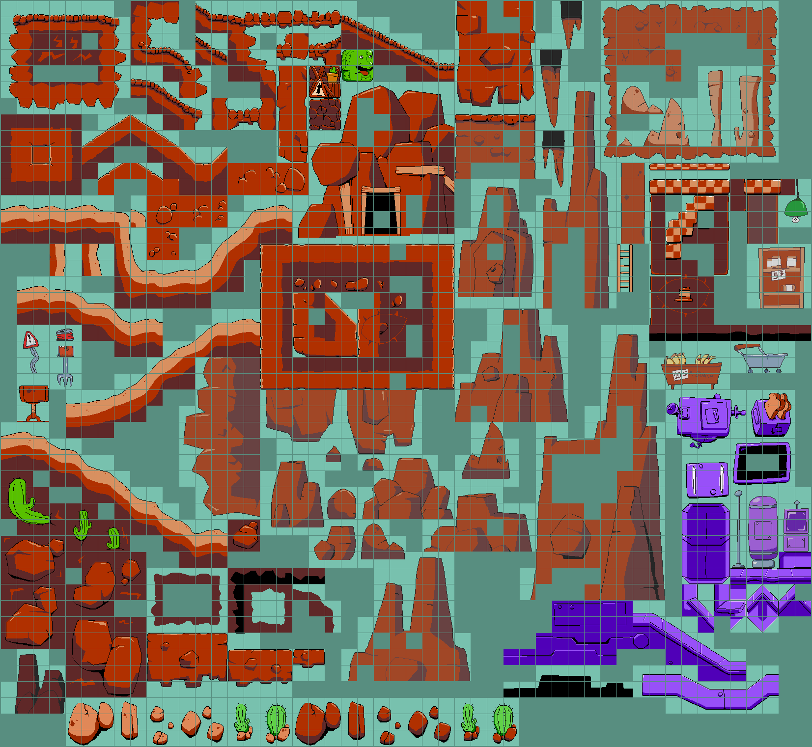 Oregano Desert Tileset